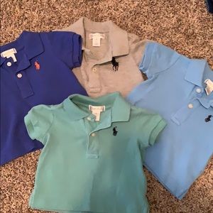 4 Ralph Lauren Polo shirts